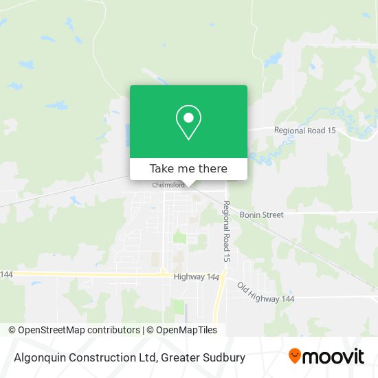 Algonquin Construction Ltd plan