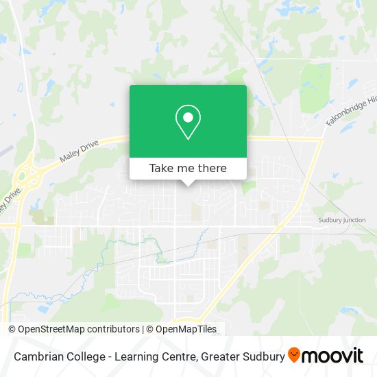 Cambrian College - Learning Centre map