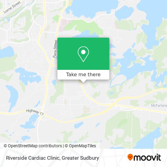 Riverside Cardiac Clinic map