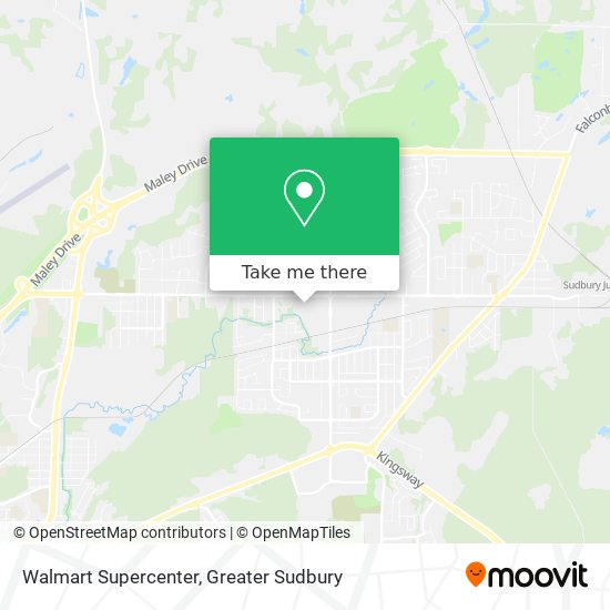 Walmart Supercenter map