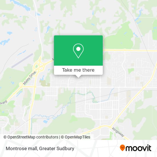 Montrose mall map