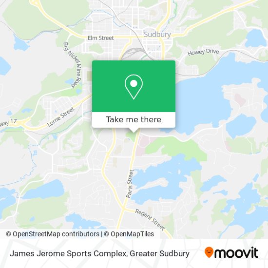 James Jerome Sports Complex map