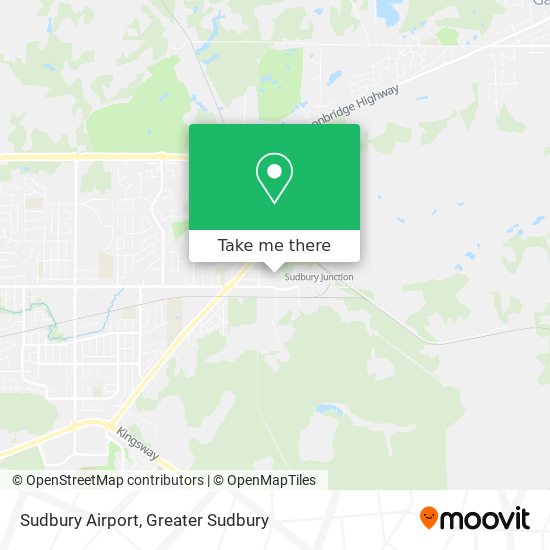 Sudbury Airport map
