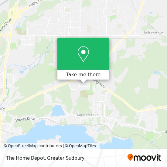 The Home Depot map