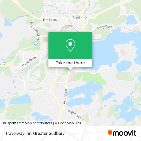 Travelway Inn map