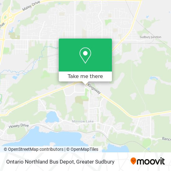 Ontario Northland Bus Depot plan