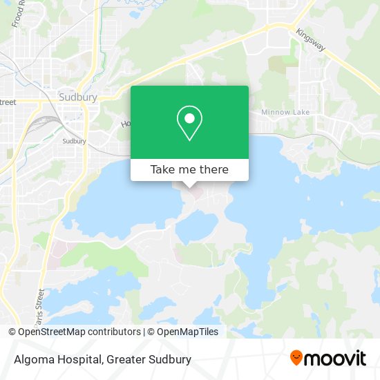 Algoma Hospital map
