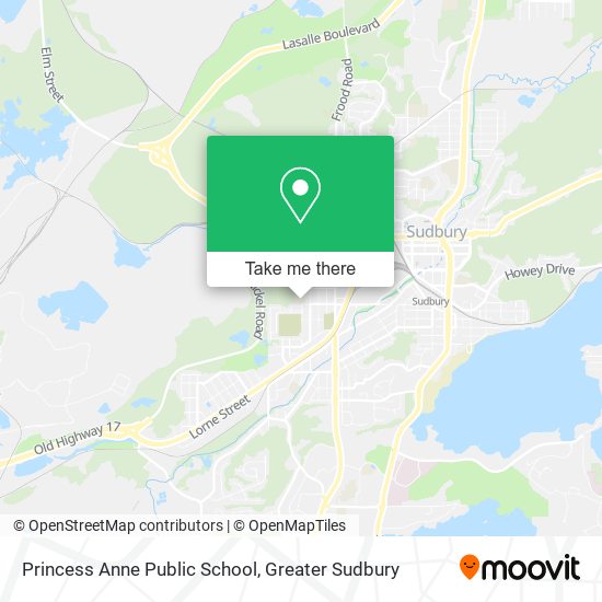 Princess Anne Public School map