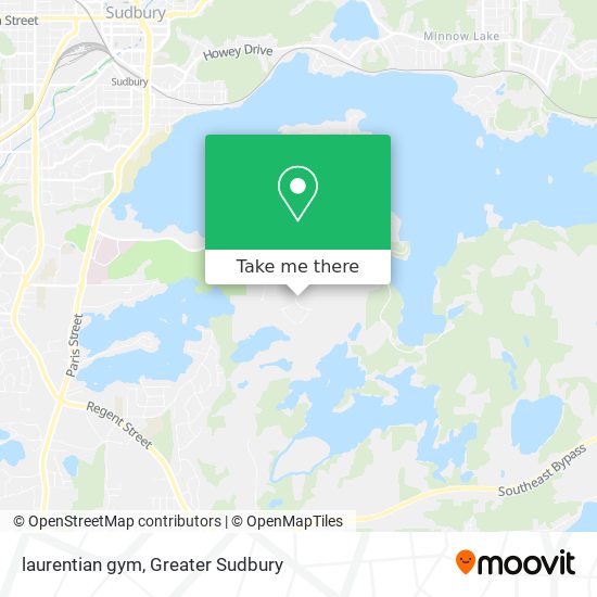 laurentian gym map