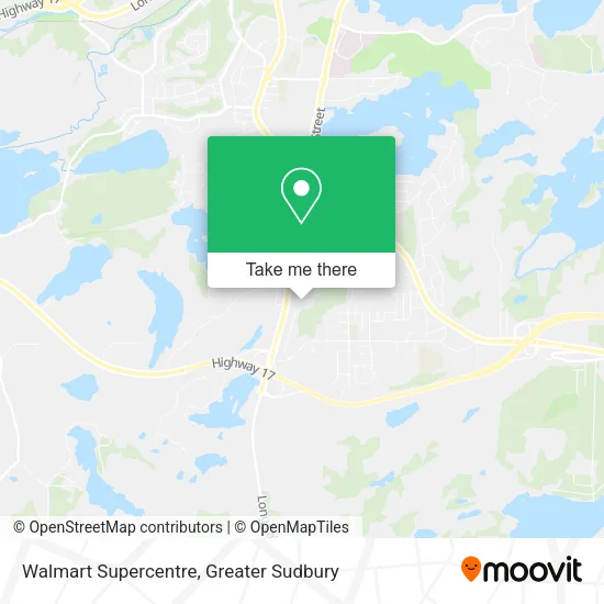 Walmart Supercentre map