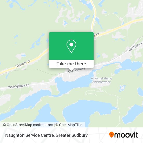 Naughton Service Centre map