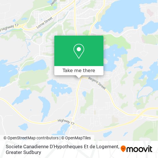 Societe Canadienne D'Hypotheques Et de Logement map