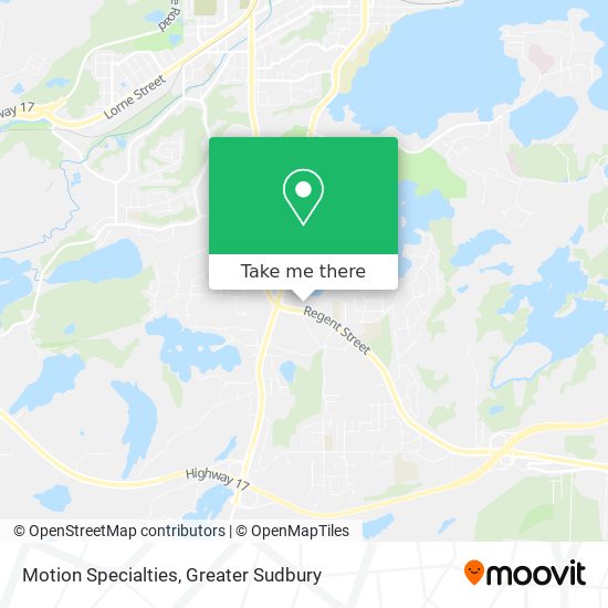 Motion Specialties map