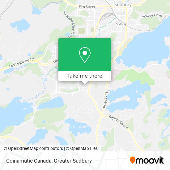 Coinamatic Canada map