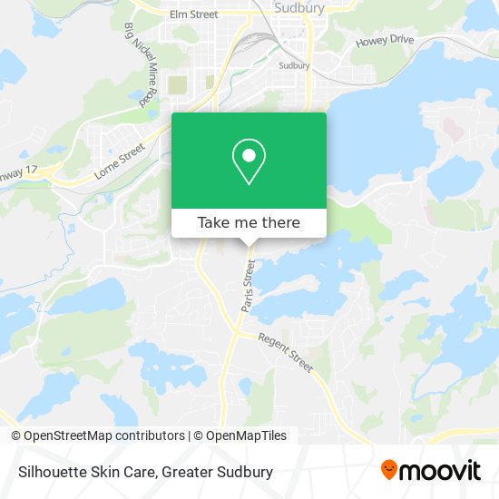 Silhouette Skin Care map