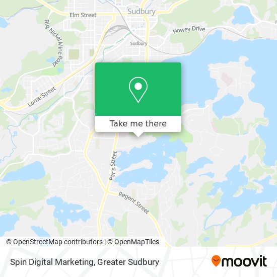 Spin Digital Marketing map