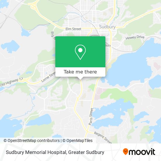 Sudbury Memorial Hospital plan