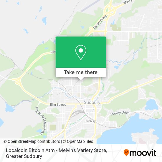 Localcoin Bitcoin Atm - Melvin's Variety Store map