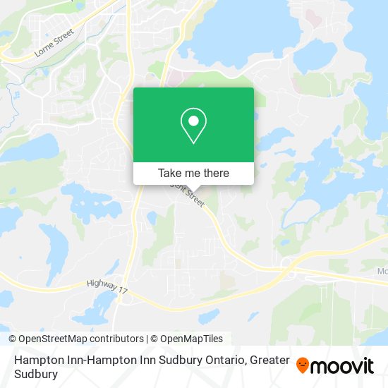 Hampton Inn-Hampton Inn Sudbury Ontario map