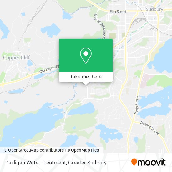 Culligan Water Treatment map