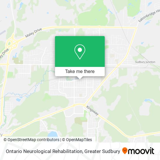 Ontario Neurological Rehabilitation map
