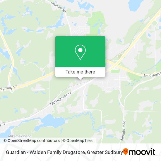 Guardian - Walden Family Drugstore map