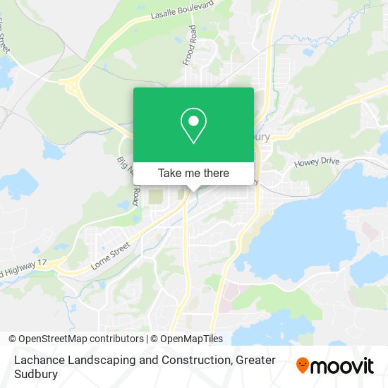 Lachance Landscaping and Construction map
