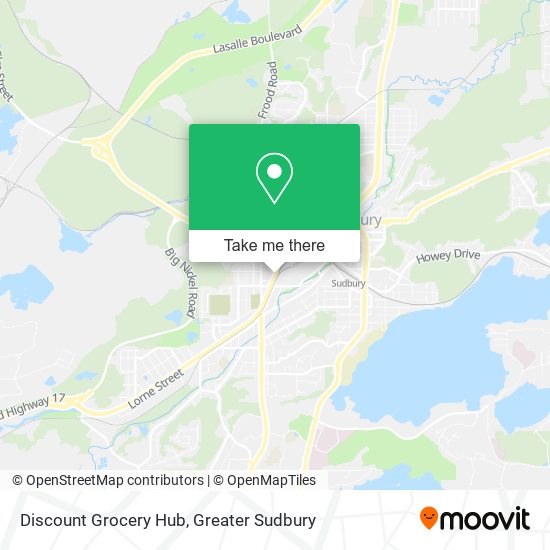 Discount Grocery Hub map