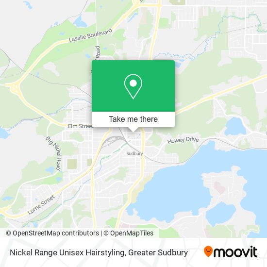 Nickel Range Unisex Hairstyling map