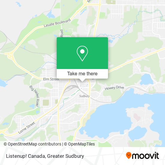 Listenup! Canada map