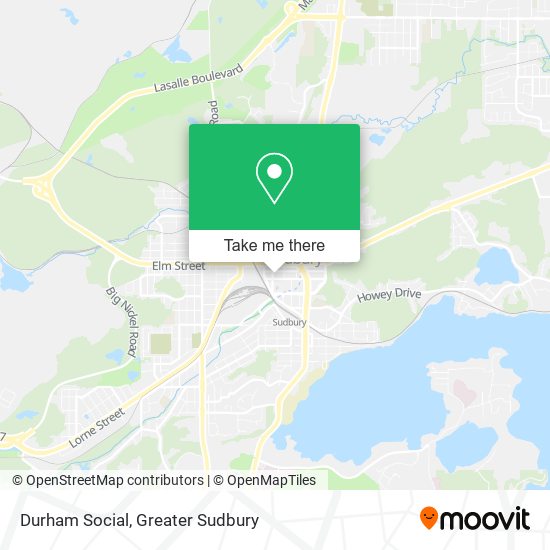 Durham Social map