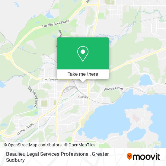 Beaulieu Legal Services Professional map