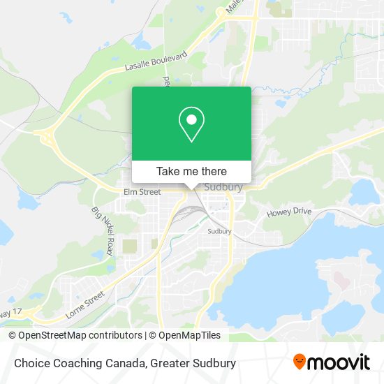Choice Coaching Canada map