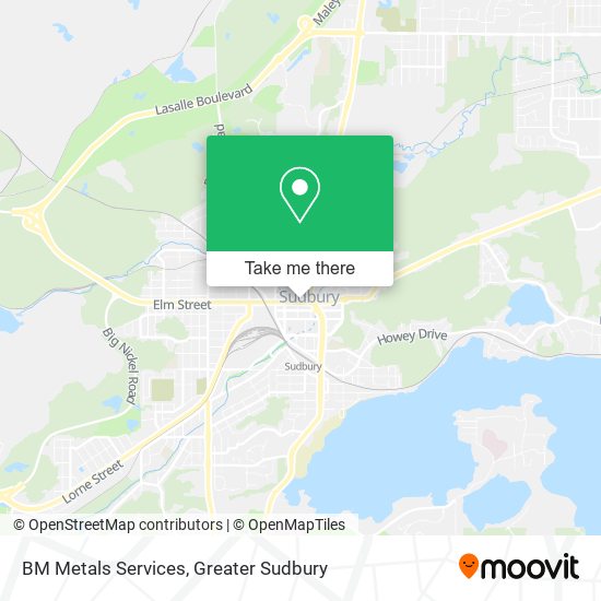 BM Metals Services map