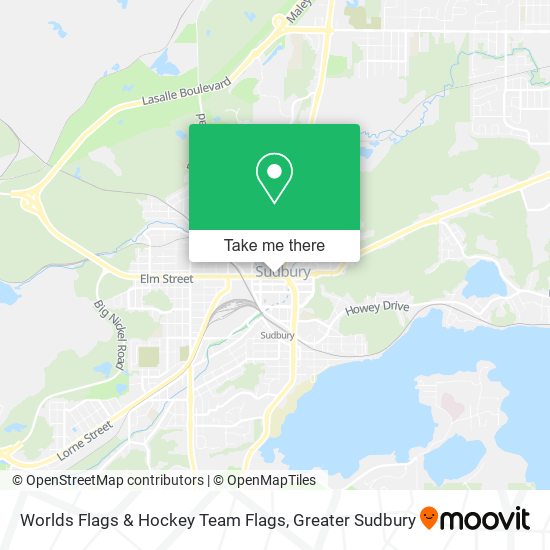 Worlds Flags & Hockey Team Flags map