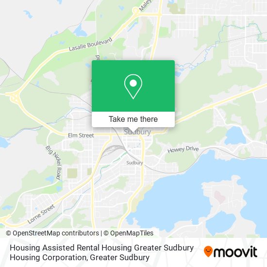 Housing Assisted Rental Housing Greater Sudbury Housing Corporation map