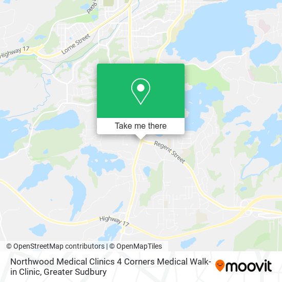 Northwood Medical Clinics 4 Corners Medical Walk-in Clinic plan