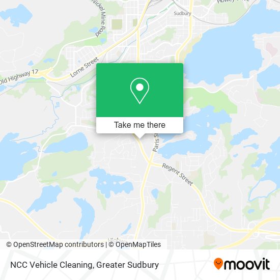 NCC Vehicle Cleaning map