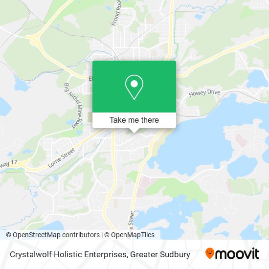 Crystalwolf Holistic Enterprises map