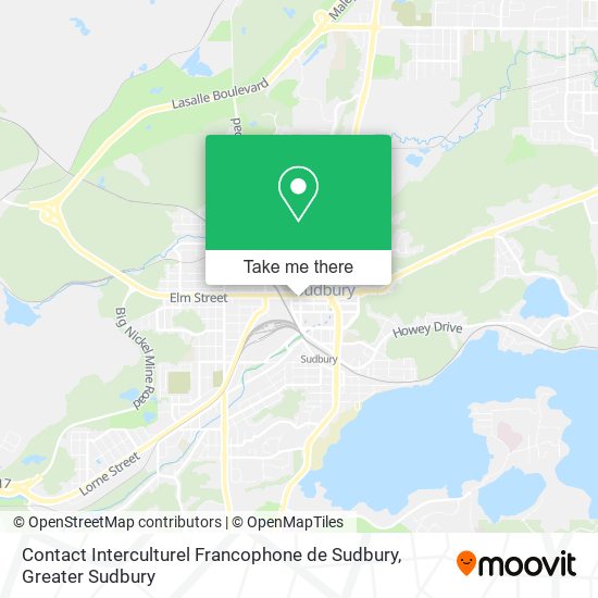 Contact Interculturel Francophone de Sudbury map