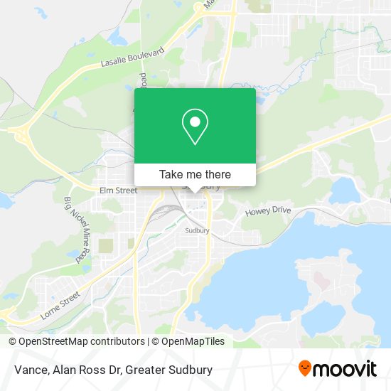 Vance, Alan Ross Dr map