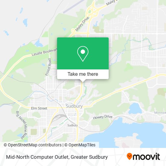 Mid-North Computer Outlet map