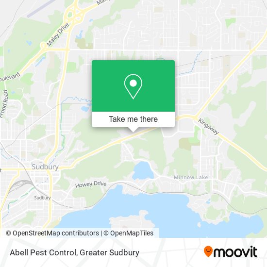 Abell Pest Control map