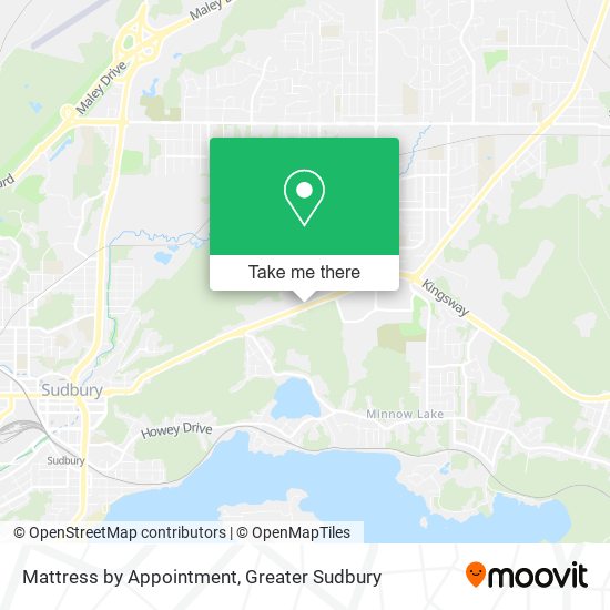 Mattress by Appointment map