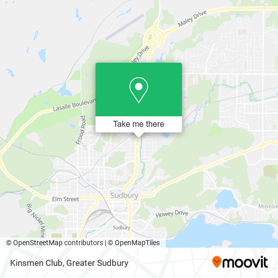 Kinsmen Club map