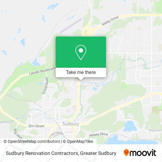 Sudbury Renovation Contractors map