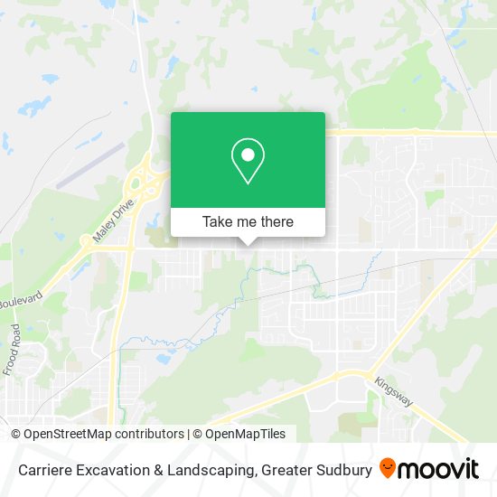 Carriere Excavation & Landscaping map