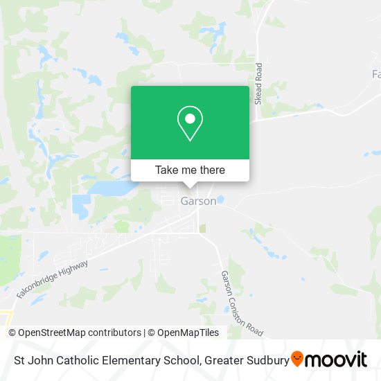 St John Catholic Elementary School map