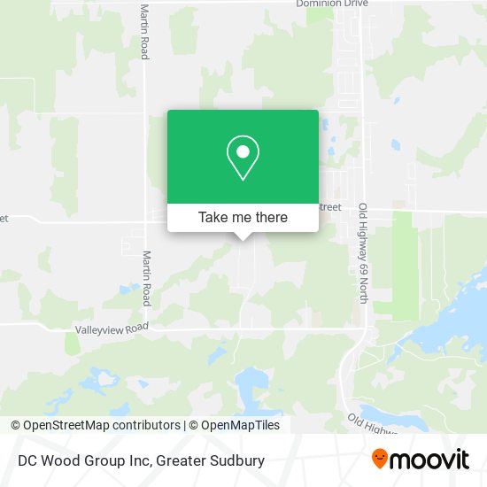 DC Wood Group Inc map