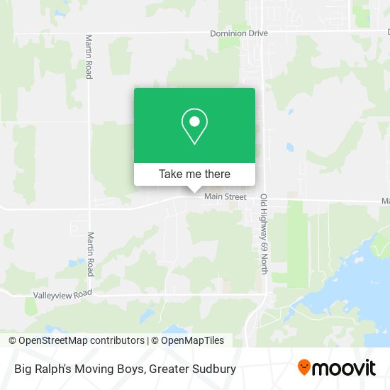 Big Ralph's Moving Boys map